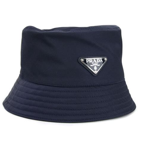 prada bucket hat blue